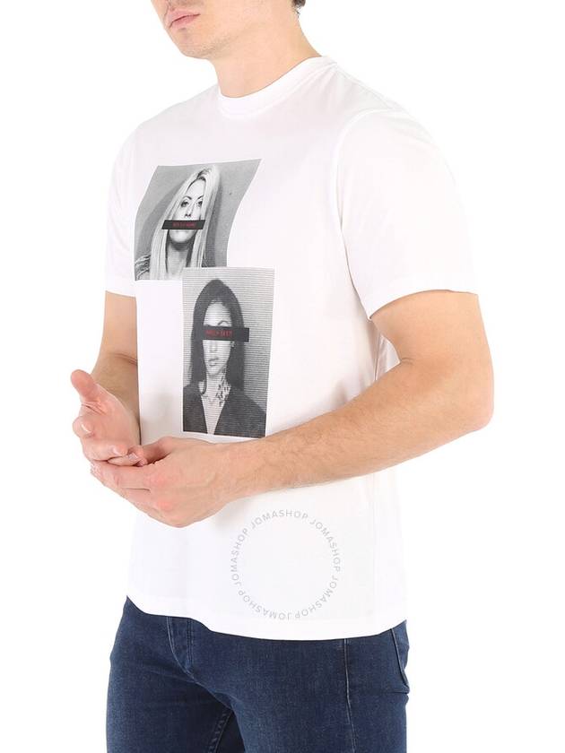 Mostly Heard Rarely Seen Men's Mug Shot T-Shirt in Off-white, Size Small - MOSTLY HEARD RARELY SEEN - BALAAN 2