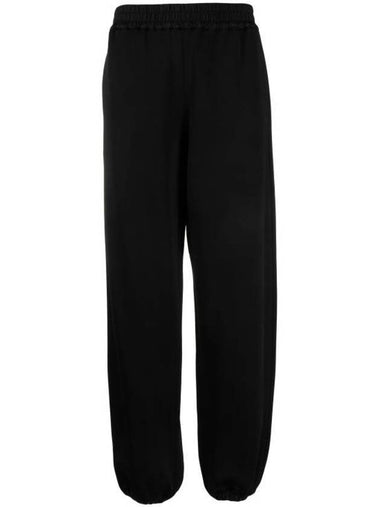 Wool Blend Straight Pants Black - JIL SANDER - BALAAN 1