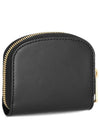 Demiloon Logo Half Moon Coin Bicycle Wallet Black - A.P.C. - BALAAN.