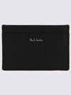 Men's Balloon Print Leather Card Wallet Black - PAUL SMITH - BALAAN 1