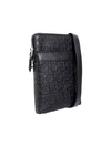 Gancini Embossed Travel Cross Bag Black - SALVATORE FERRAGAMO - BALAAN 4