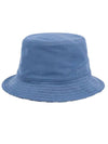 Embroidered Logo Reversible Cotton Bucket Hat Blue - DIOR - BALAAN 1