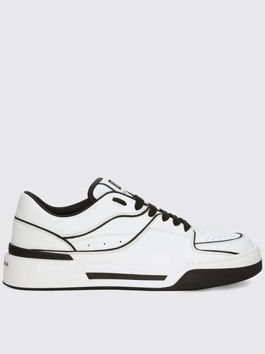 Dolce & Gabbana New Roma sneakers in leather - DOLCE&GABBANA - BALAAN 1