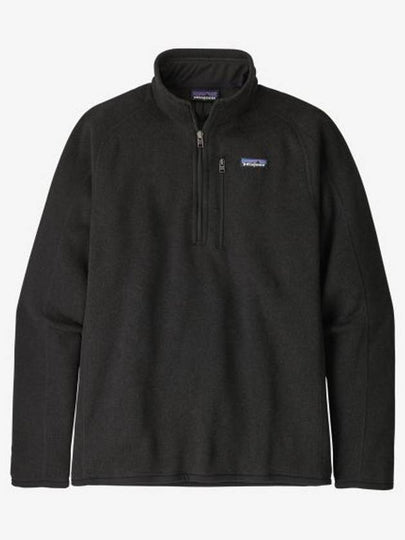 Men's Better Sweater Quater Zip Fleece Jacket Black - PATAGONIA - BALAAN 2