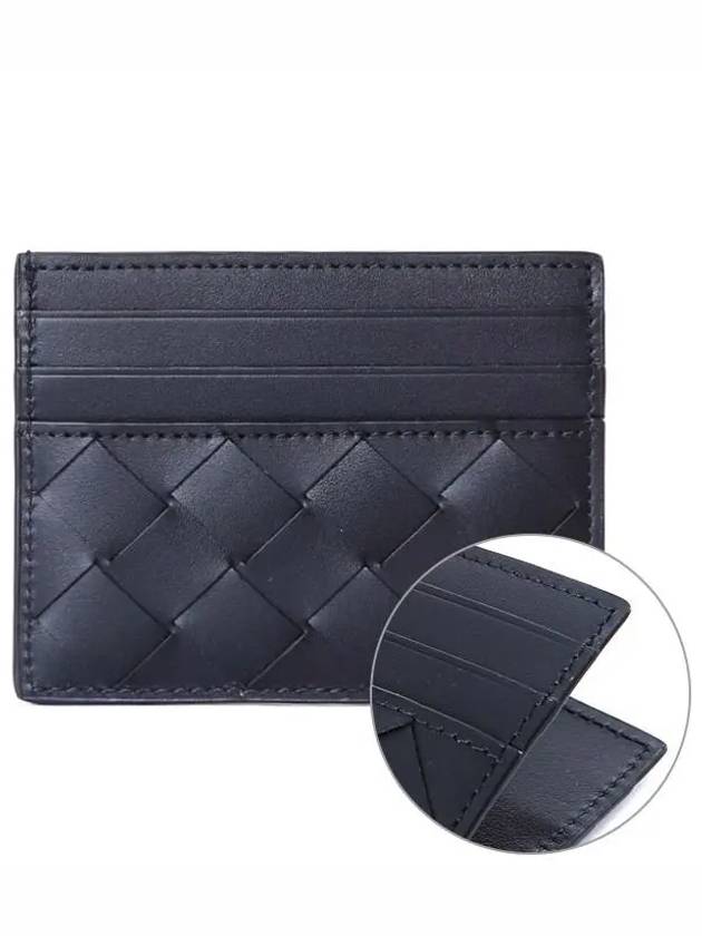 Intrecciato Card Wallet Black - BOTTEGA VENETA - BALAAN 3