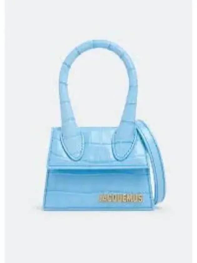 Jacquemus Mini Le Chiquito Shoulder Bag Blue 213BA0013101330SS23 - JACQUEMUS - BALAAN 1