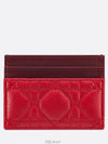 Caro Freesia Calfskin Card Wallet Red - DIOR - BALAAN 5