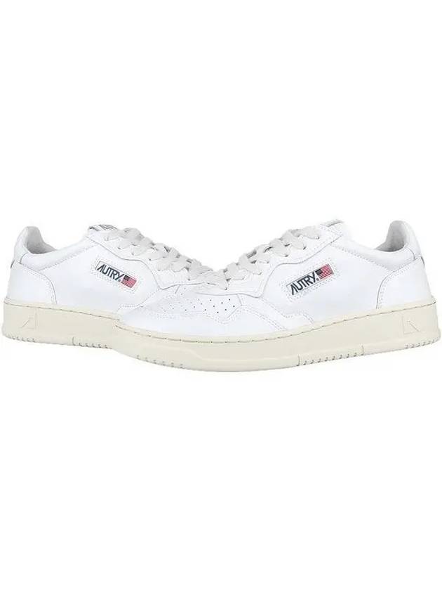 Medalist Leather Low Top Sneakers White - AUTRY - BALAAN 2