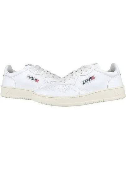 Medalist Leather Low Top Sneakers White - AUTRY - BALAAN 2