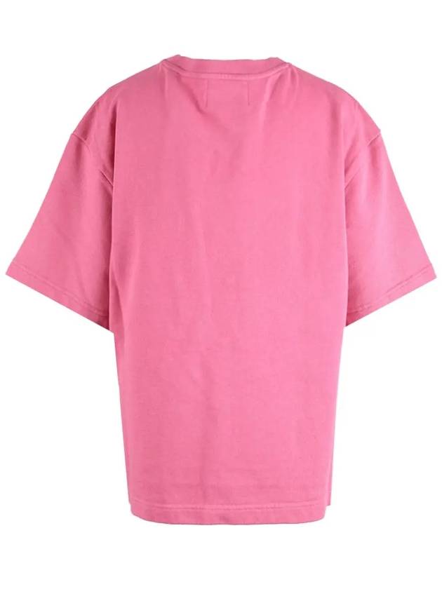 Mona Logo Print Short Sleeve T-Shirt Pink - ISABEL MARANT - BALAAN 4