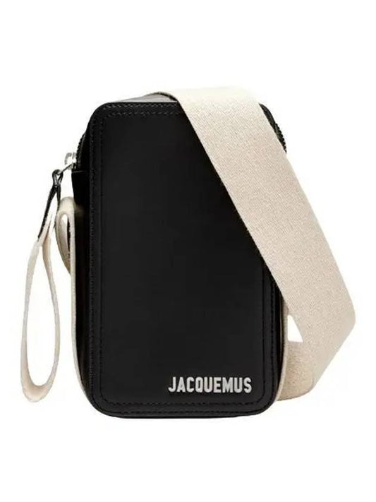 Le Cuerda Vertical Grosgrain Cross Bag Black - JACQUEMUS - BALAAN 2