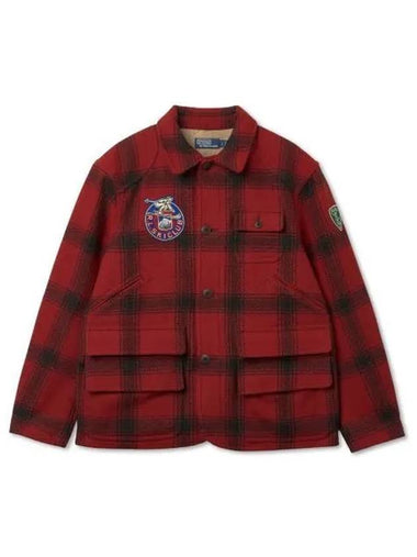 Plaid wool utility jacket multicolor - POLO RALPH LAUREN - BALAAN 1