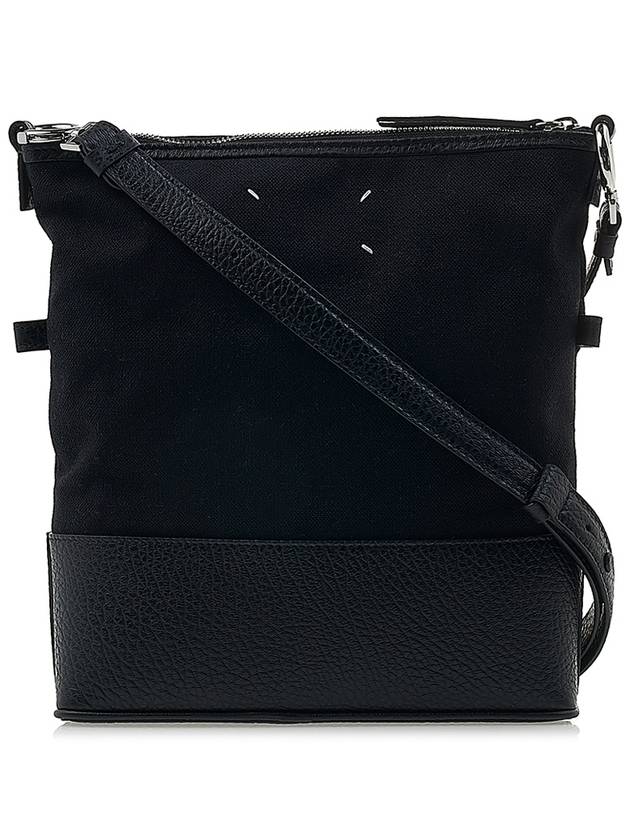 Small 5AC Hobo Cross Bag Black - MAISON MARGIELA - BALAAN 4