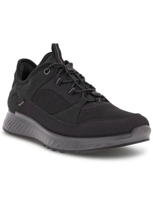 Exostride Low Top Sneakers Black - ECCO - BALAAN 2