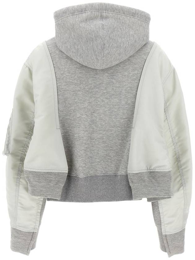 Sacai Light Grey Sweatshirt - SACAI - BALAAN 2