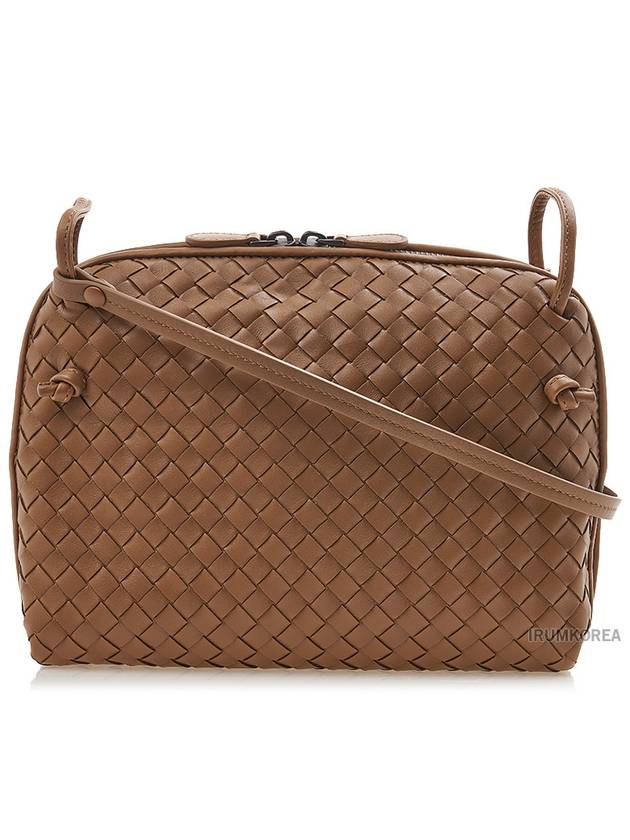 Small Intrecciato Shoulder Bag Brown - BOTTEGA VENETA - BALAAN 4