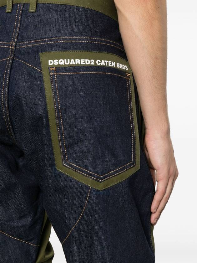 24 ss Cotton Denim Pants WITH Back Logo Print S74KB0858S41794693 B0650979912 - DSQUARED2 - BALAAN 6