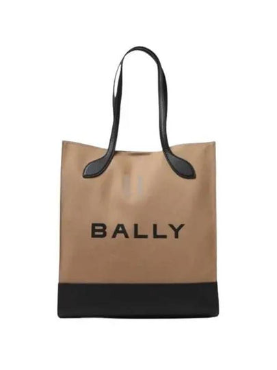 Bar Keep On NS Logo Tote Bag Beige - BALLY - BALAAN 2