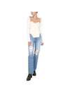 KHAITE Women s Pants Denim DANIELLE Distressed Cut 1032 042 W908 - KATE - BALAAN 1