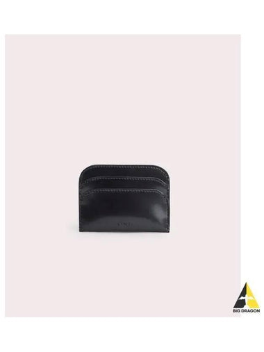 HORIZON CARD HOLDER SEMI PATENT LEATHER BLACK B1SWSM001WCWBK0CW0 - BY FAR - BALAAN 1