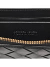 Zipper Intrecciato Card Wallet Black - BOTTEGA VENETA - BALAAN 4