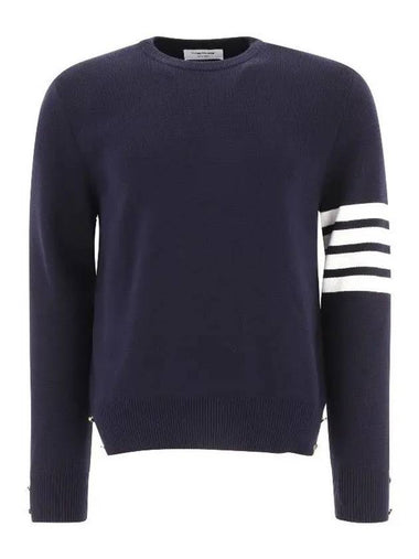 diagonal armband Milano stitch knit navy MKA202A - THOM BROWNE - BALAAN 1