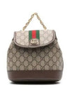 Ophidia GG Backpack Beige Ebony - GUCCI - BALAAN 2