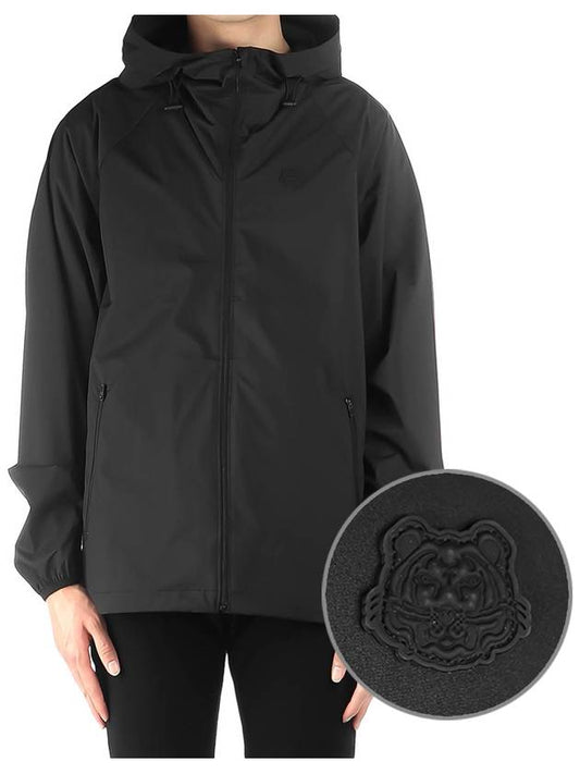 Men's Tiger Backprint Windbreaker Black - KENZO - BALAAN 2