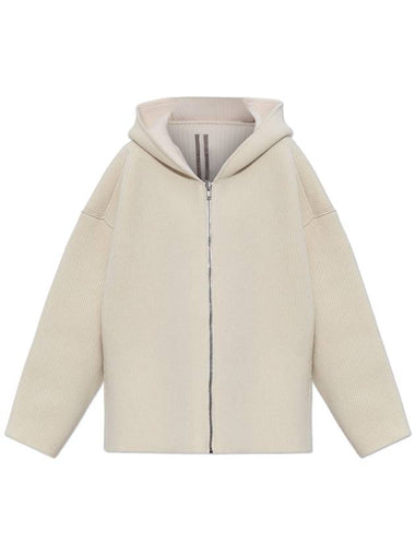 Rick Owens Wool Cardigan, Women's, Cream - RICK OWENS - BALAAN 1