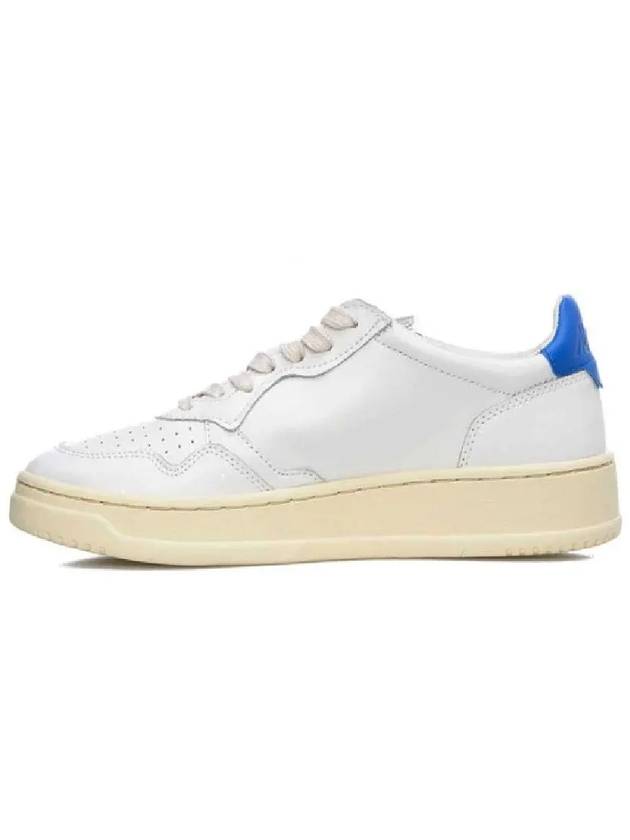 Medalist Goatskin Low Top Sneakers White Blue - AUTRY - BALAAN 4