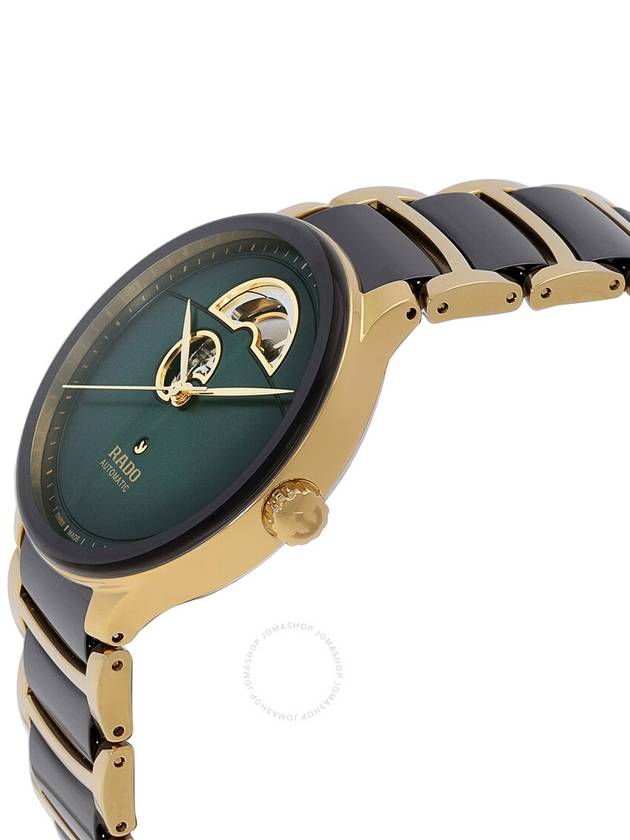 Rado Centrix Automatic Green Dial Two-Tone Unisex Watch R30008302 - RADO - BALAAN 2