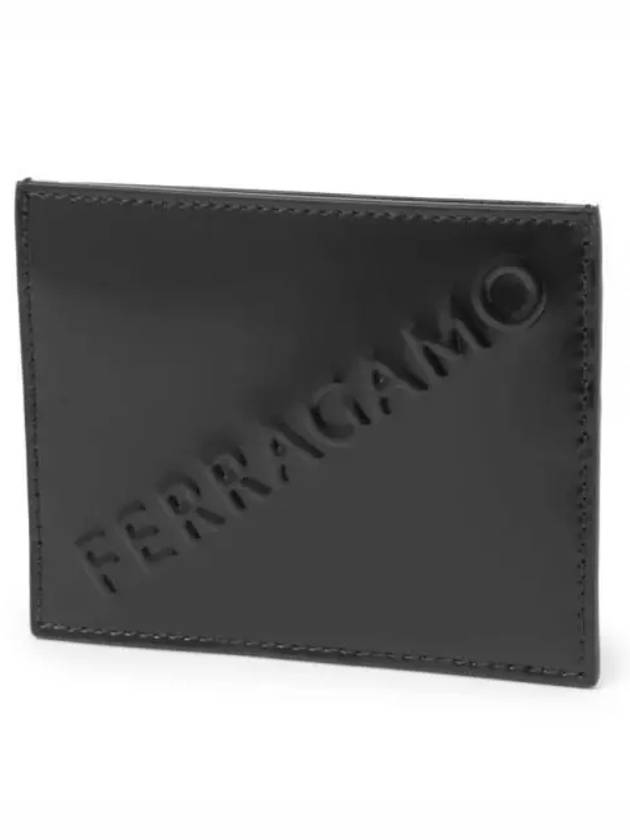 3D Signature Card Wallet Black - SALVATORE FERRAGAMO - BALAAN 2