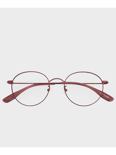 Eyewear Round Eyeglasses Red Wine - 134MM - BALAAN 1