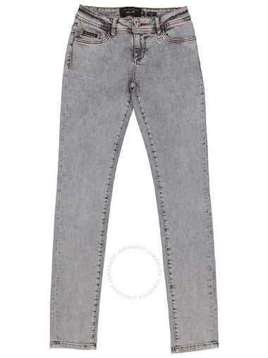 Philipp Plein Slim-Fit Stretch Denim Jeans, Waist Size 25