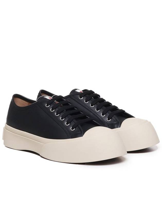 Pablo Platform Nappa Leather Low Top Sneakers Black - MARNI - BALAAN 5