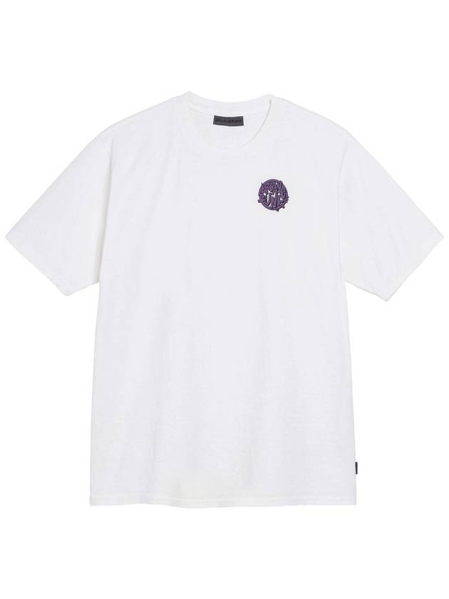 circle logo tee white - ARCANE FUNK - BALAAN 1