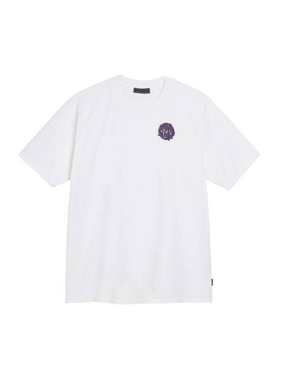 Circle Logo Short Sleeve T-Shirt White - ARCANE FUNK - BALAAN 2