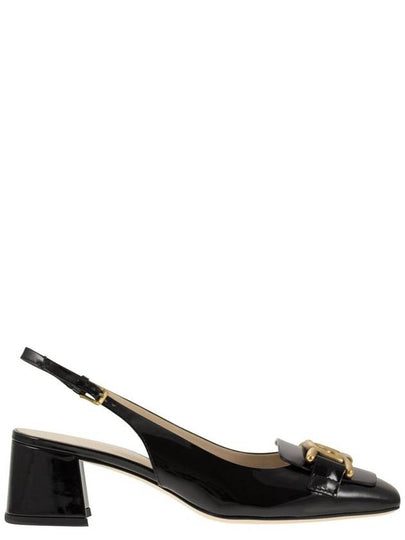 Kate Patent Leather Slingback Heels Black - TOD'S - BALAAN 2