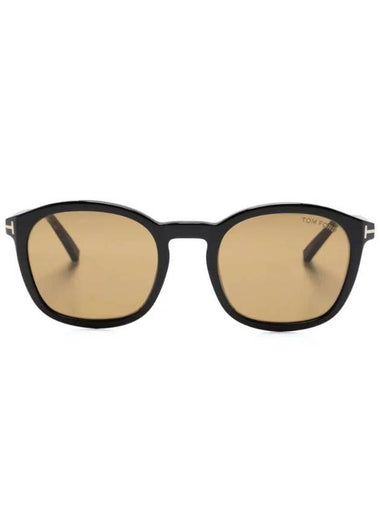 Eyewear Tortoiseshell Effect Round Frame Sunglasses FT1020 - TOM FORD - BALAAN 1