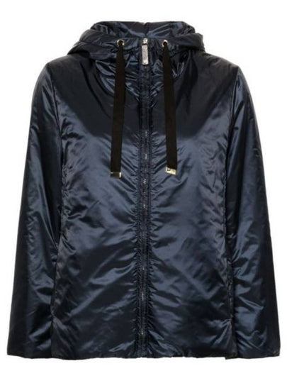 Greenh Water Repellent Hooded Padding Navy - MAX MARA - BALAAN 2