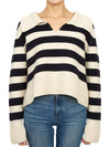 Exclusive special price limited to 30 pieces 9297615 MAGNOLIA NAVY STRIPE women s knit - KATE - BALAAN 3