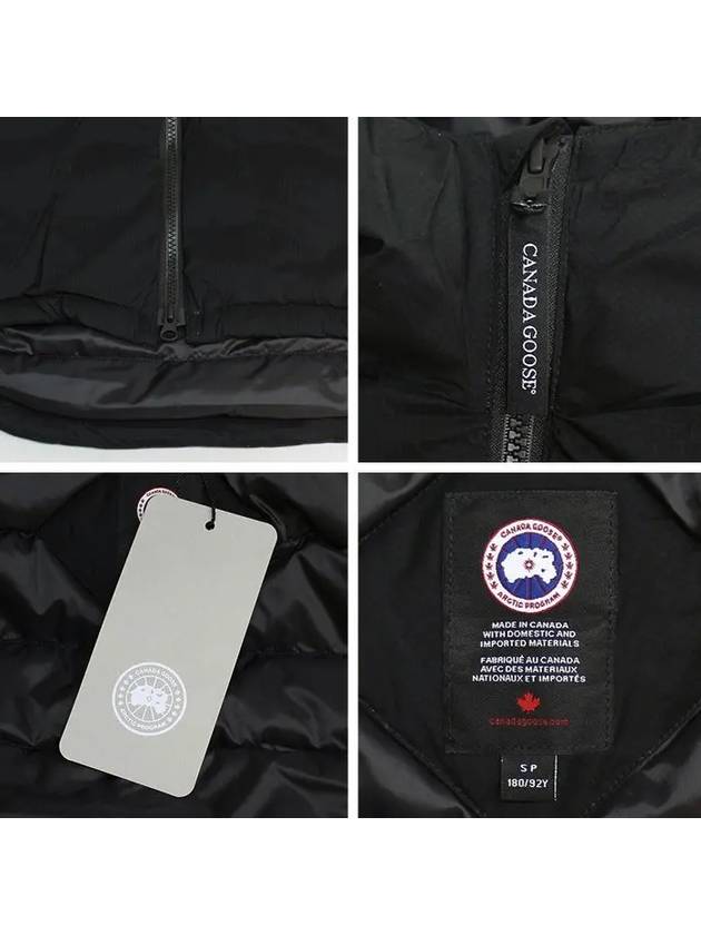 Lodge Down Hooded Padding Jacket Black - CANADA GOOSE - BALAAN 7