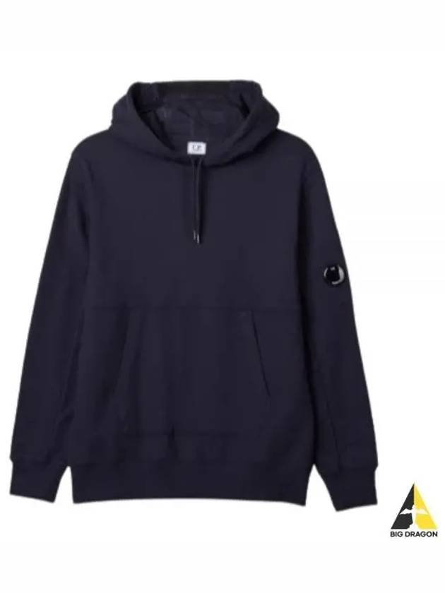 Diagonal Raised Fleece Hoodie Navy - CP COMPANY - BALAAN 2