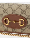 Horsebit 1955 Chain Cross Bag Beige Ebony - GUCCI - BALAAN.