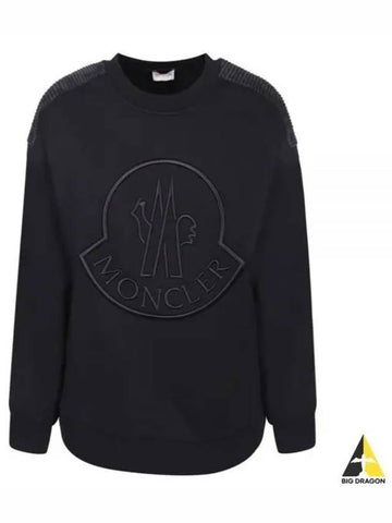 8G00042 899U5 999 Embroidered Logo Sweatshirt - MONCLER - BALAAN 1