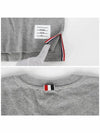 Cotton Oversized Pocket Short Sleeve T-Shirt Light Grey - THOM BROWNE - BALAAN 7