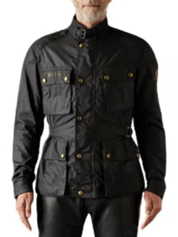 McGee 2 0 waxed cotton jacket 41051018 C50N0619 90000 - BELSTAFF - BALAAN 1