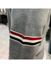 Milano Stitch Sprite Armband Cotton V-neck Cardigan Light Grey - THOM BROWNE - BALAAN 7