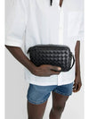 Classic Intrecciato Small Camera Cross Bag Black - BOTTEGA VENETA - BALAAN 6