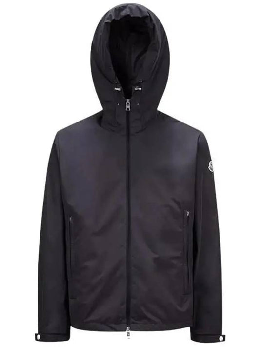 Men s Logo Patch Traversea Windbreaker Hooded Jacket 1A00086 54A91 999 - MONCLER - BALAAN 1